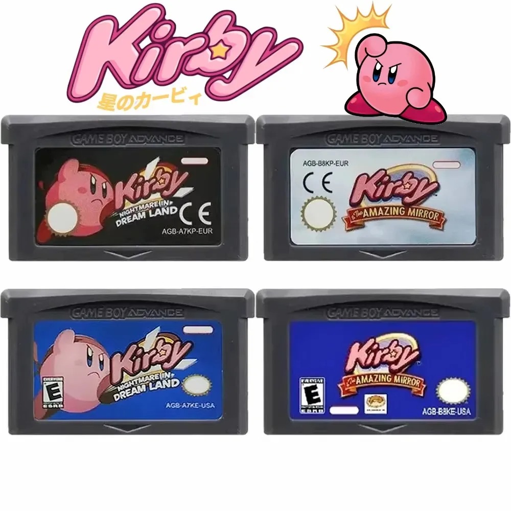 Gaming Console Vintage - Kirby Video Game Cartridge For GBA