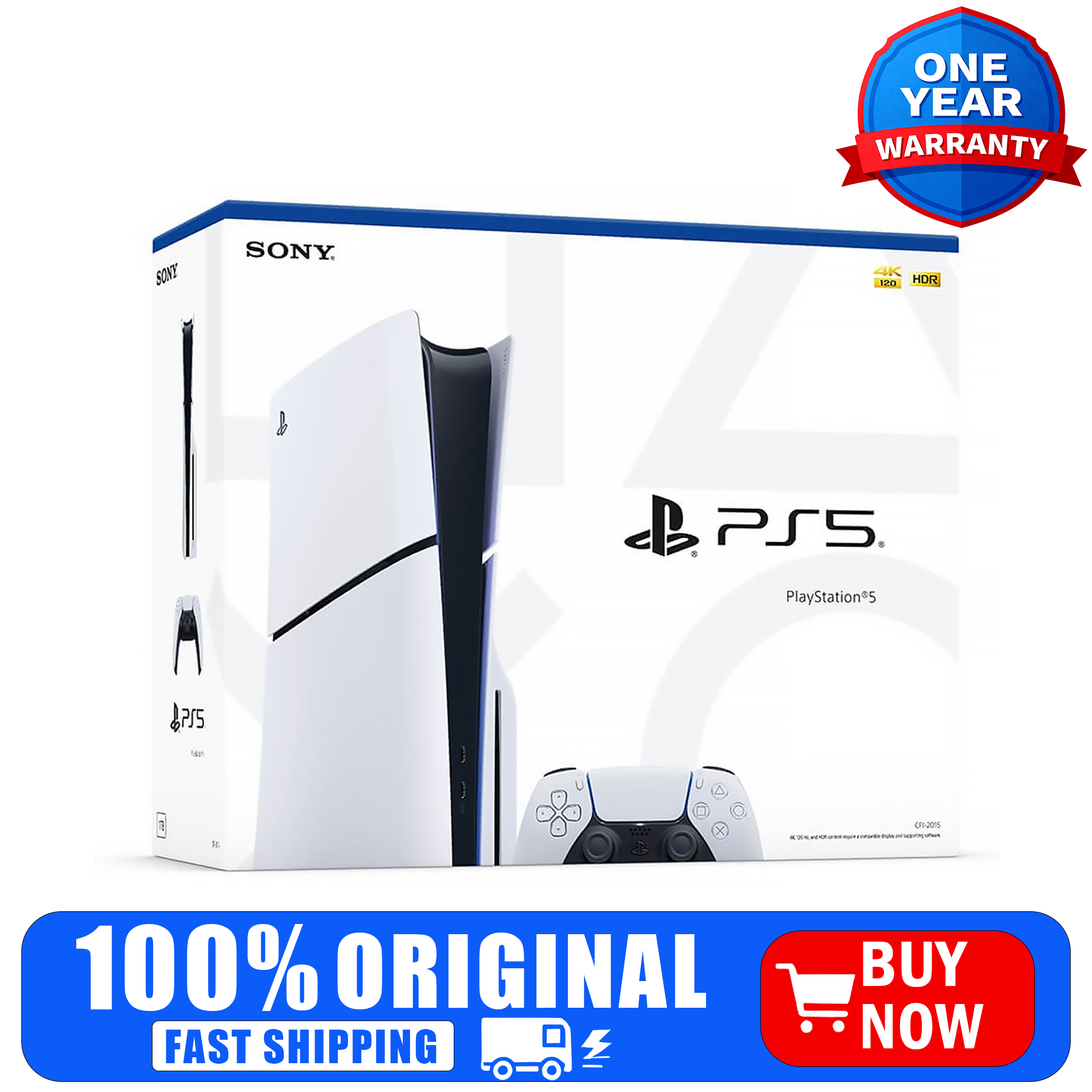 Gaming Console Video Game - Sony PlayStation 5 Slim Gaming Console