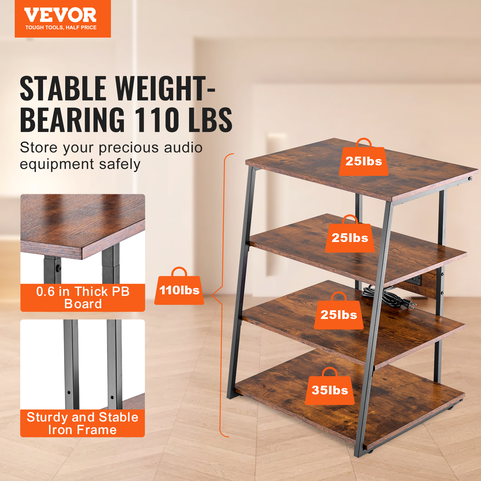 SucceBuy AV Media Stand with P – Gaming Console Tv Stand Bewertung und Preis