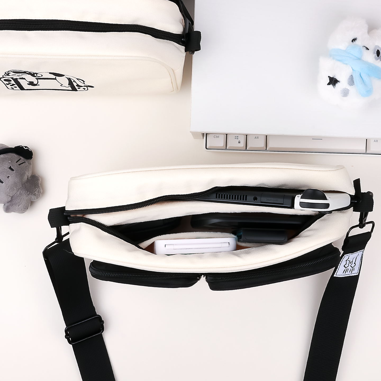Cat-Themed Gaming Crossbody Ba – Gaming Console Display Bewertung und Preis