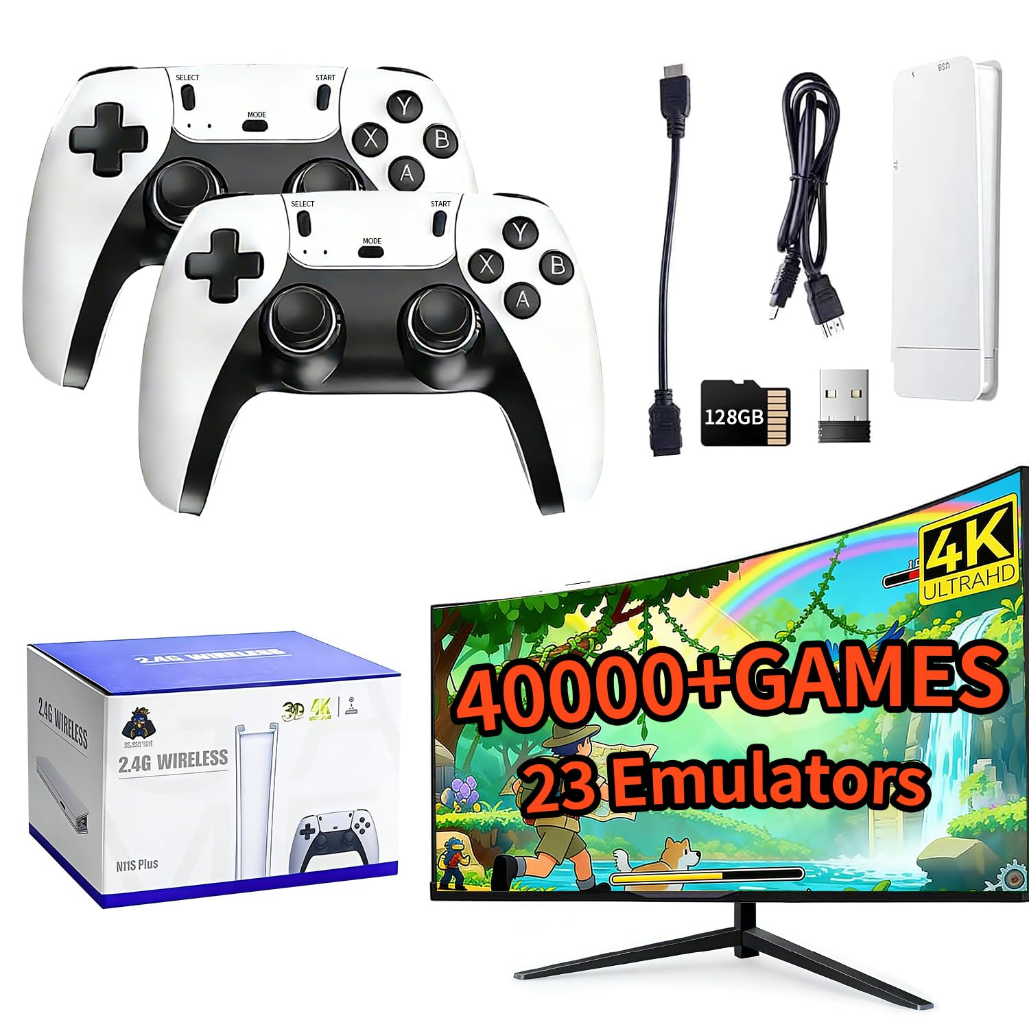 2026 Retro Gaming Console, 4K  – Gaming Console Video Game Bewertung und Preis
