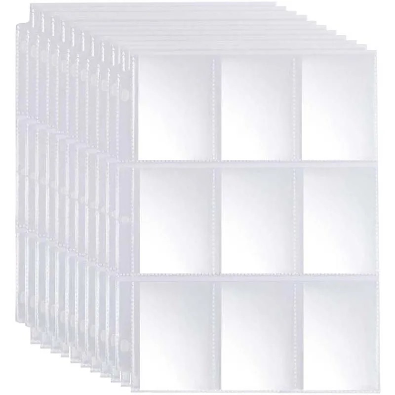 50pcs 9 Pocket Trading Gaming  – Gaming Card Holder Bewertung und Preis