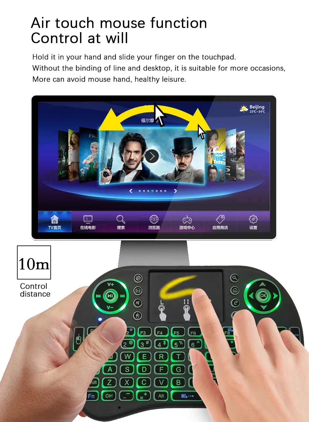I8 Mini Wireless Keyboard 2.4G – Gaming Console For Smart Tv Bewertung und Preis