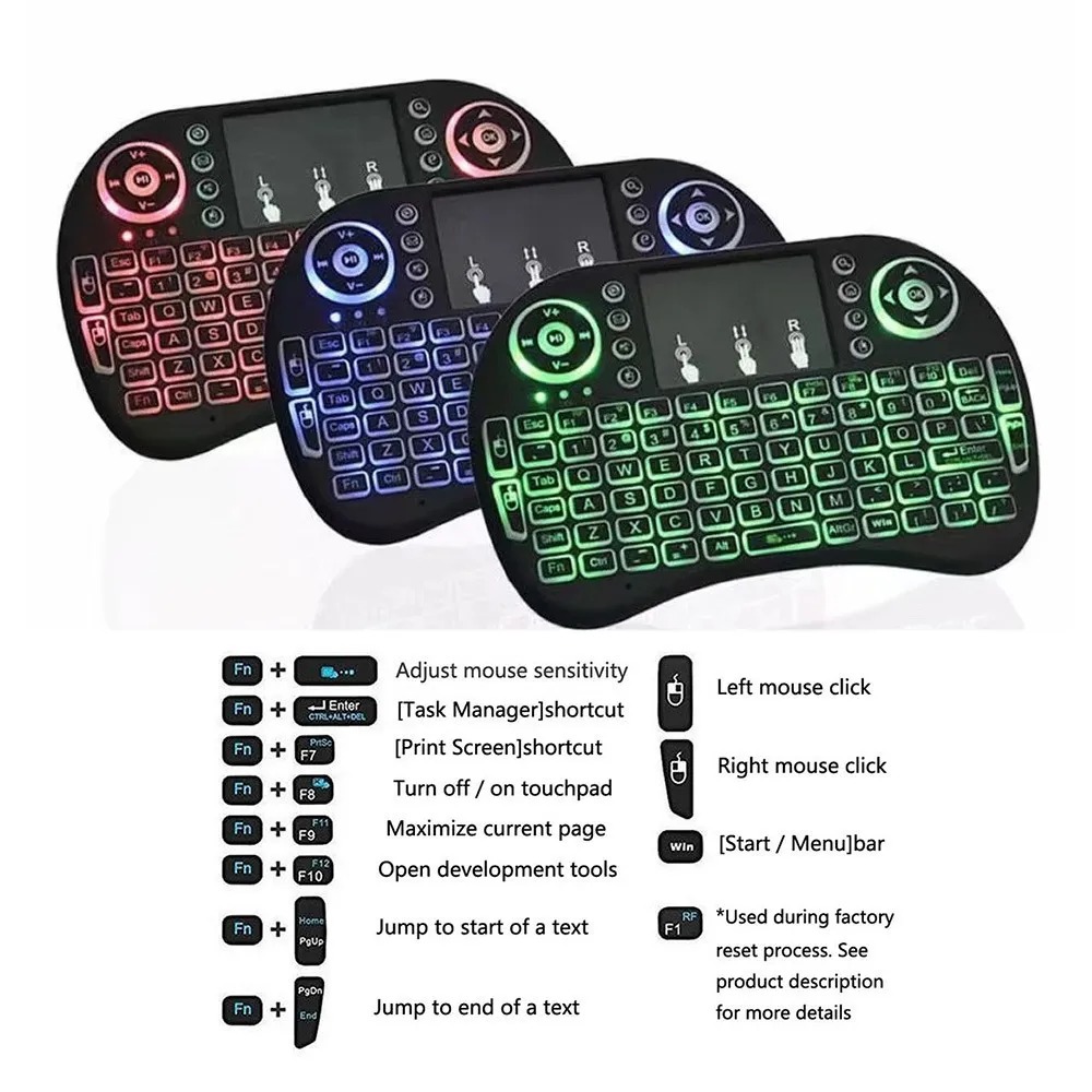 I8 Mini Wireless Keyboard 2.4G – Gaming Console For Smart Tv Bewertung und Preis