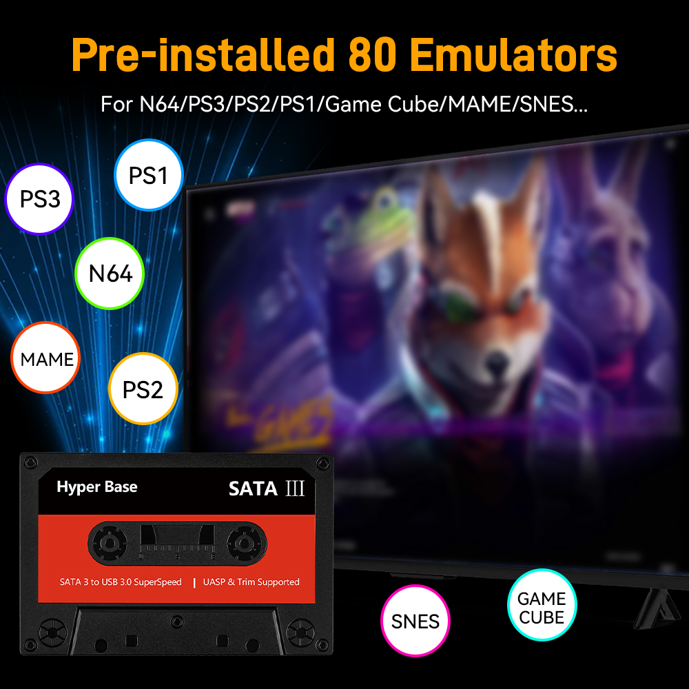 Batocera 500G/2T Emulator Game – Gaming Console Video Game Bewertung und Preis