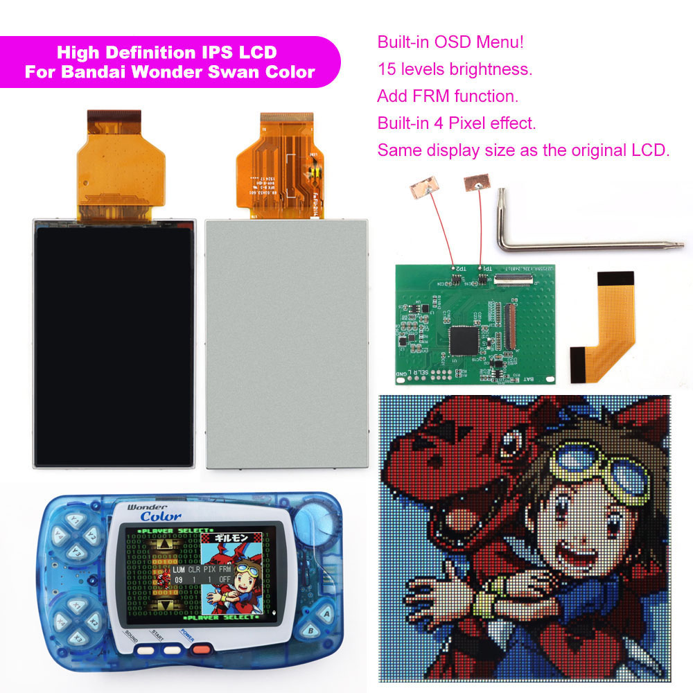 Newest WSC Hightlight IPS LCD  – Gaming Console Display Bewertung und Preis