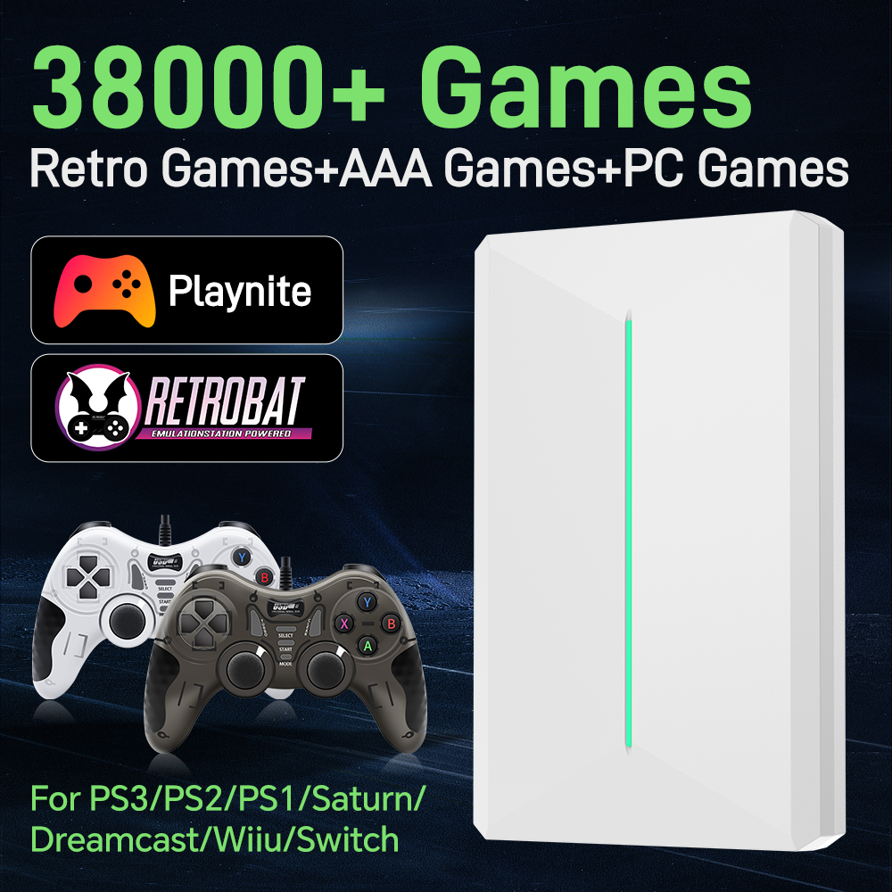 Playnite&Retrobat 500GB Game H – Gaming Console.Emulators Bewertung und Preis