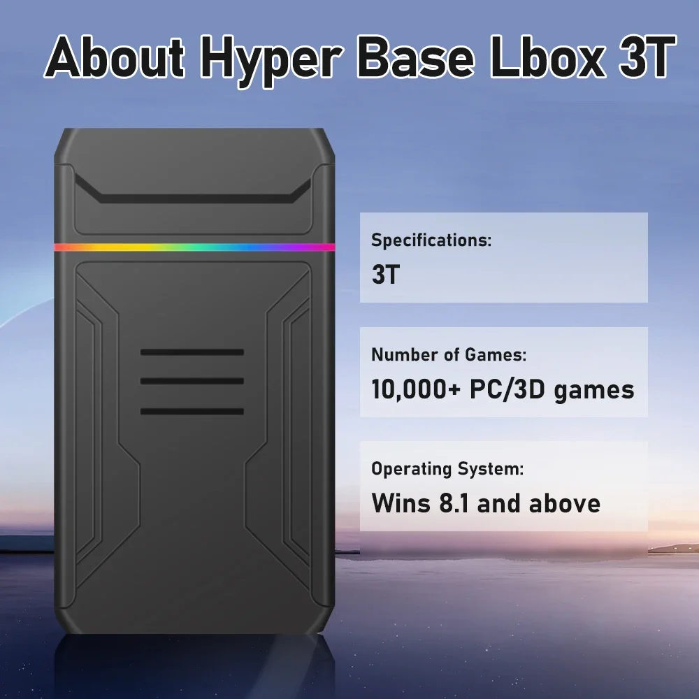 3TB Launchbox Portable Gaming  – Gaming Console.Emulators Bewertung und Preis