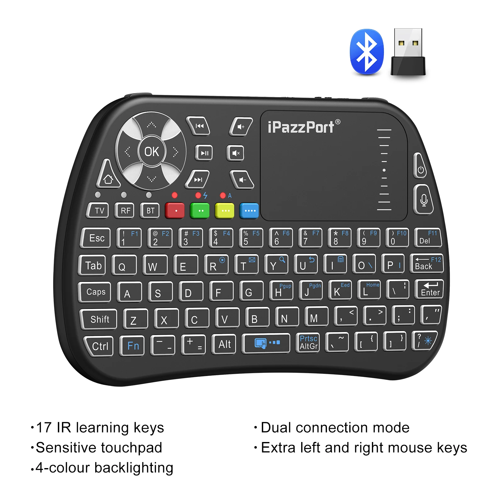 iPazzPort Bluetooth mini Keybo – Gaming Console For Smart Tv Bewertung und Preis