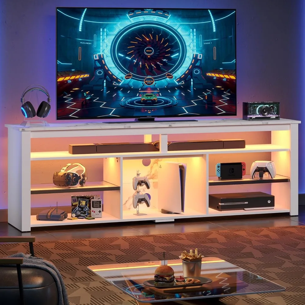 TV Stand for 75 inch TV, Tall  – Gaming Console Tv Stand Bewertung und Preis