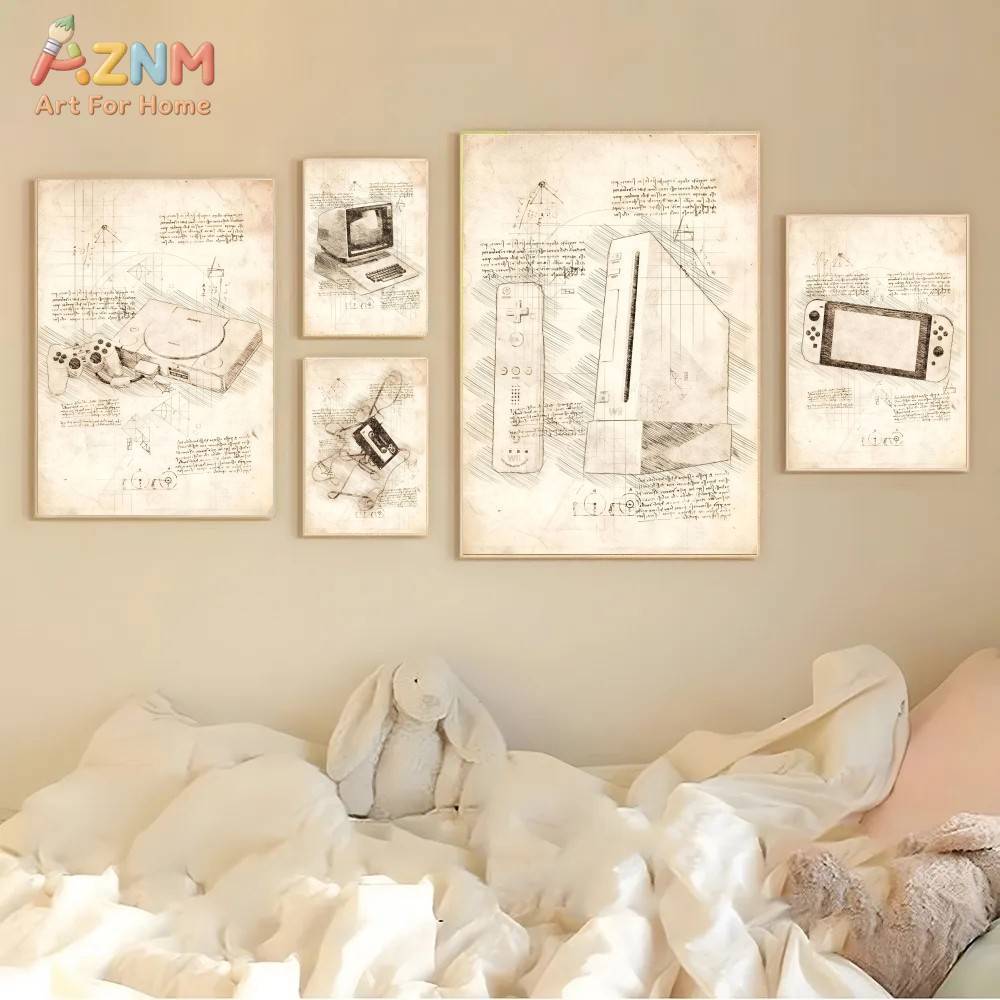 AZNM Vintage Game Console Sket – Gaming Console Video Game Bewertung und Preis