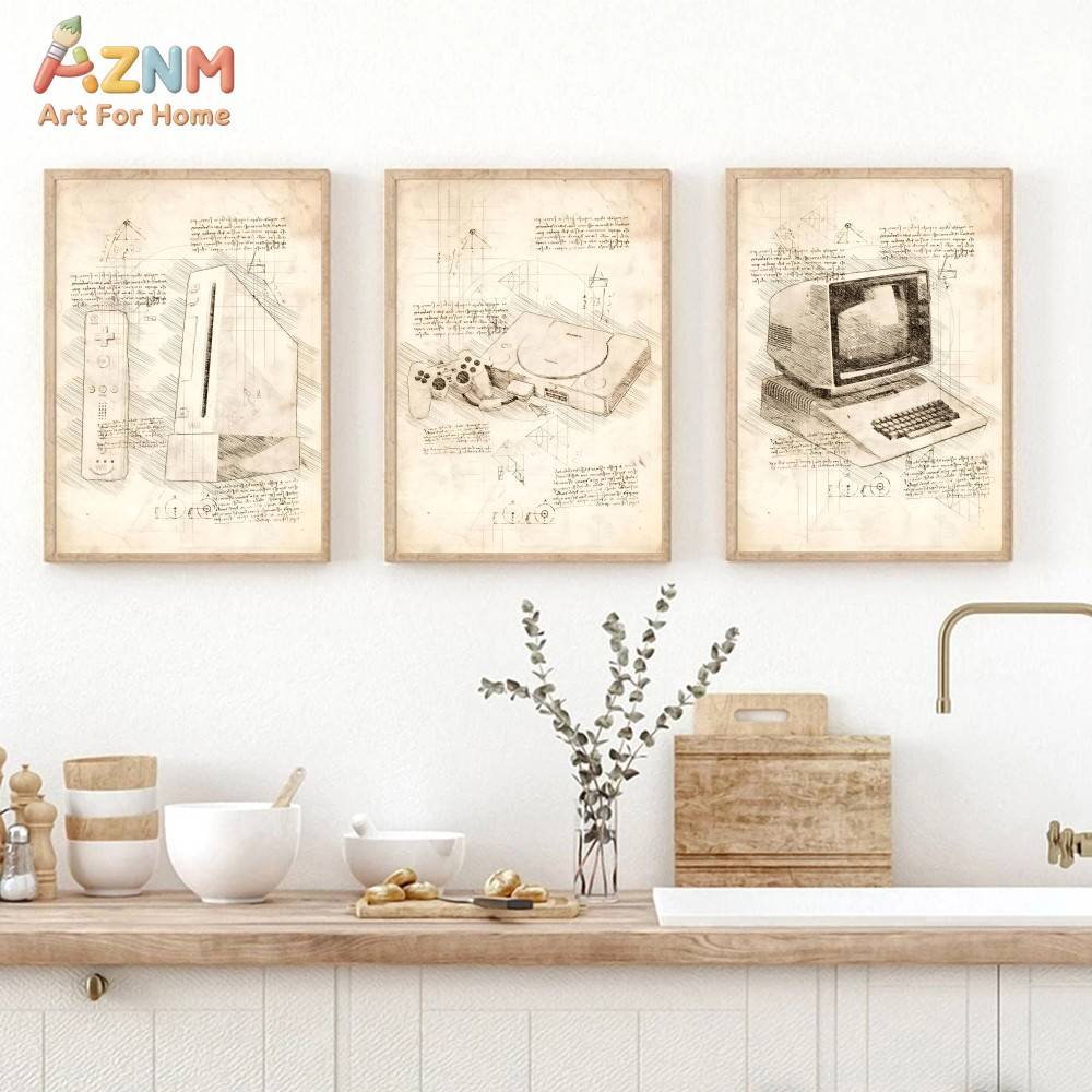 AZNM Vintage Game Console Sket – Gaming Console Video Game Bewertung und Preis