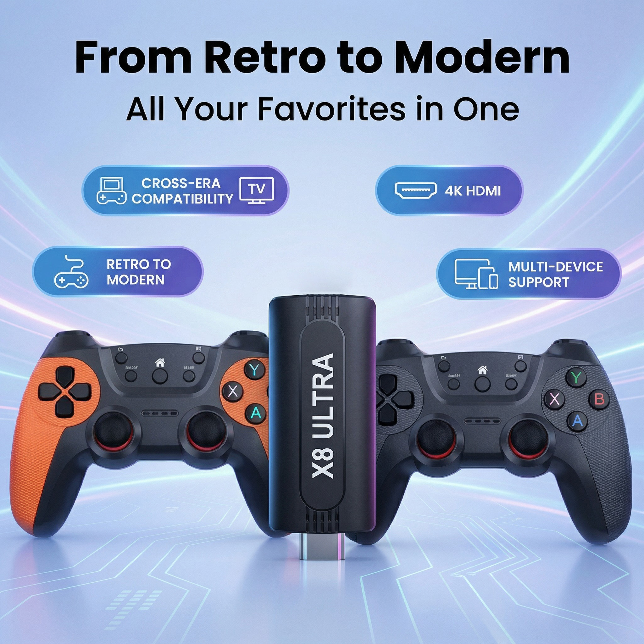 X8 Ultra Wireless Game Stick 1 – Gaming Console.Emulators Bewertung und Preis