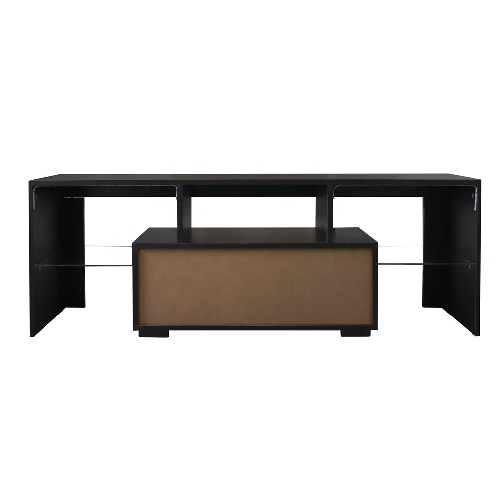 #Black TV Stand with LED RGB L – Gaming Console Tv Stand Bewertung und Preis