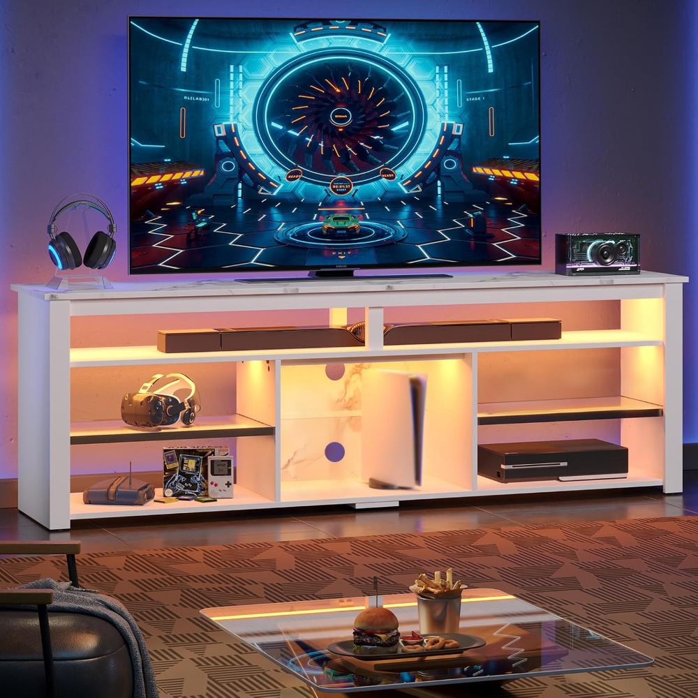 TV Stand for 75 inch TV, Tall  – Gaming Console Tv Stand Bewertung und Preis