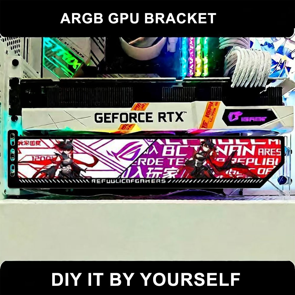 Customize RGB VGA Holder 5V/12 – Gaming Card Holder Bewertung und Preis
