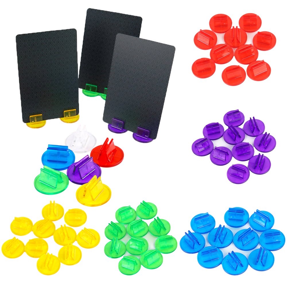 50pcs Card Holder Translucent  – Gaming Card Holder Bewertung und Preis