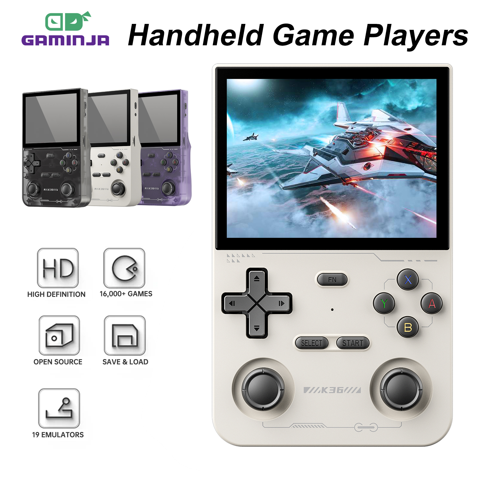 GAMINJA K36 Handheld Game Cons – Gaming Console K36 Bewertung und Preis