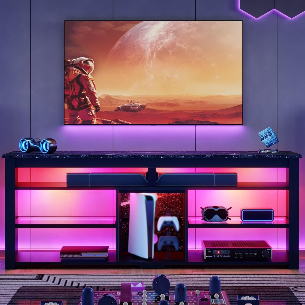 TV Stand for 70 Inch TV, Tall  – Gaming Console Tv Stand Bewertung und Preis